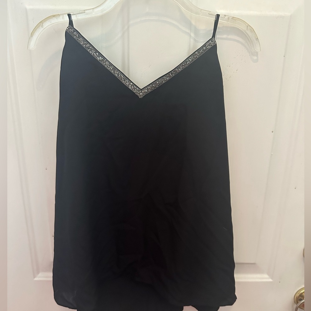 New with tags Maurice’s formal black tank with silver trim